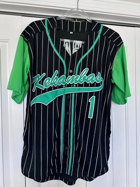 Kekambas Men's #1 G-Baby Jarius Evans Hardball Movie Baseball Jersey